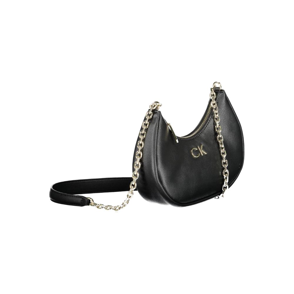 Calvin Klein Schwarze Polyester Handtasche