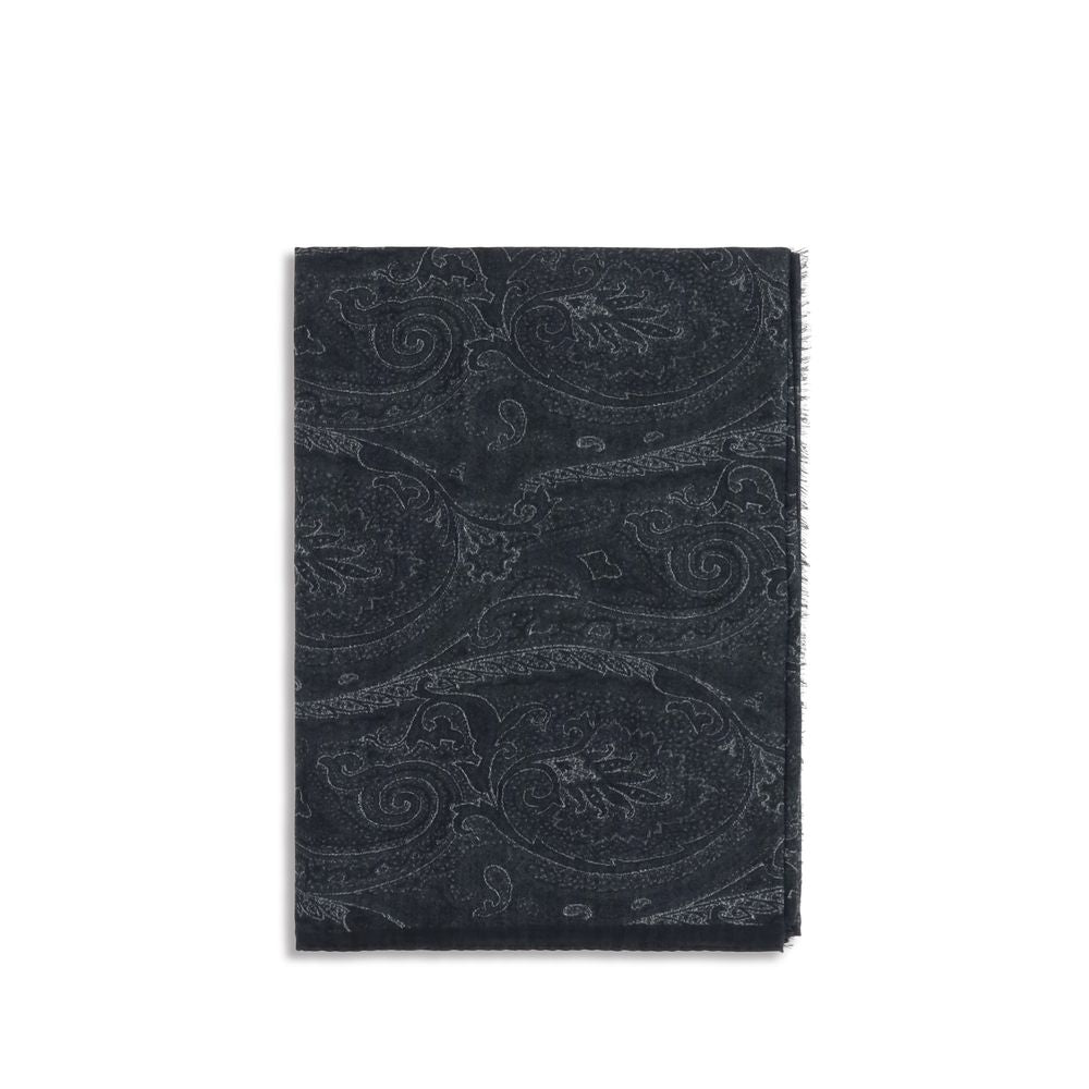 Etro Schwarzer Schal aus Modal