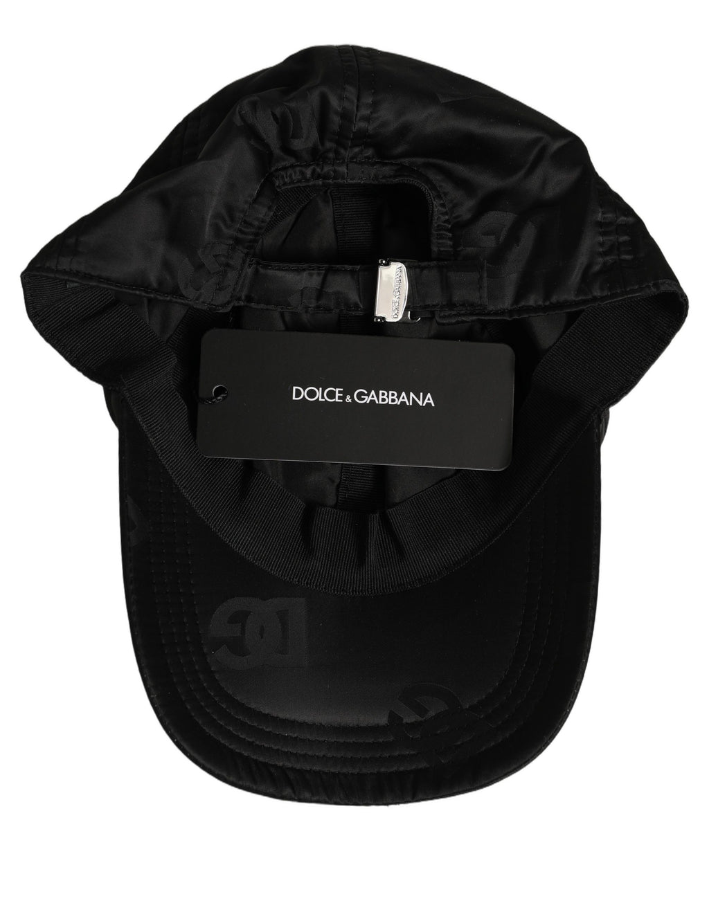 Dolce & Gabbana Herren Baseballkappe "DG Monogram" in Schwarz