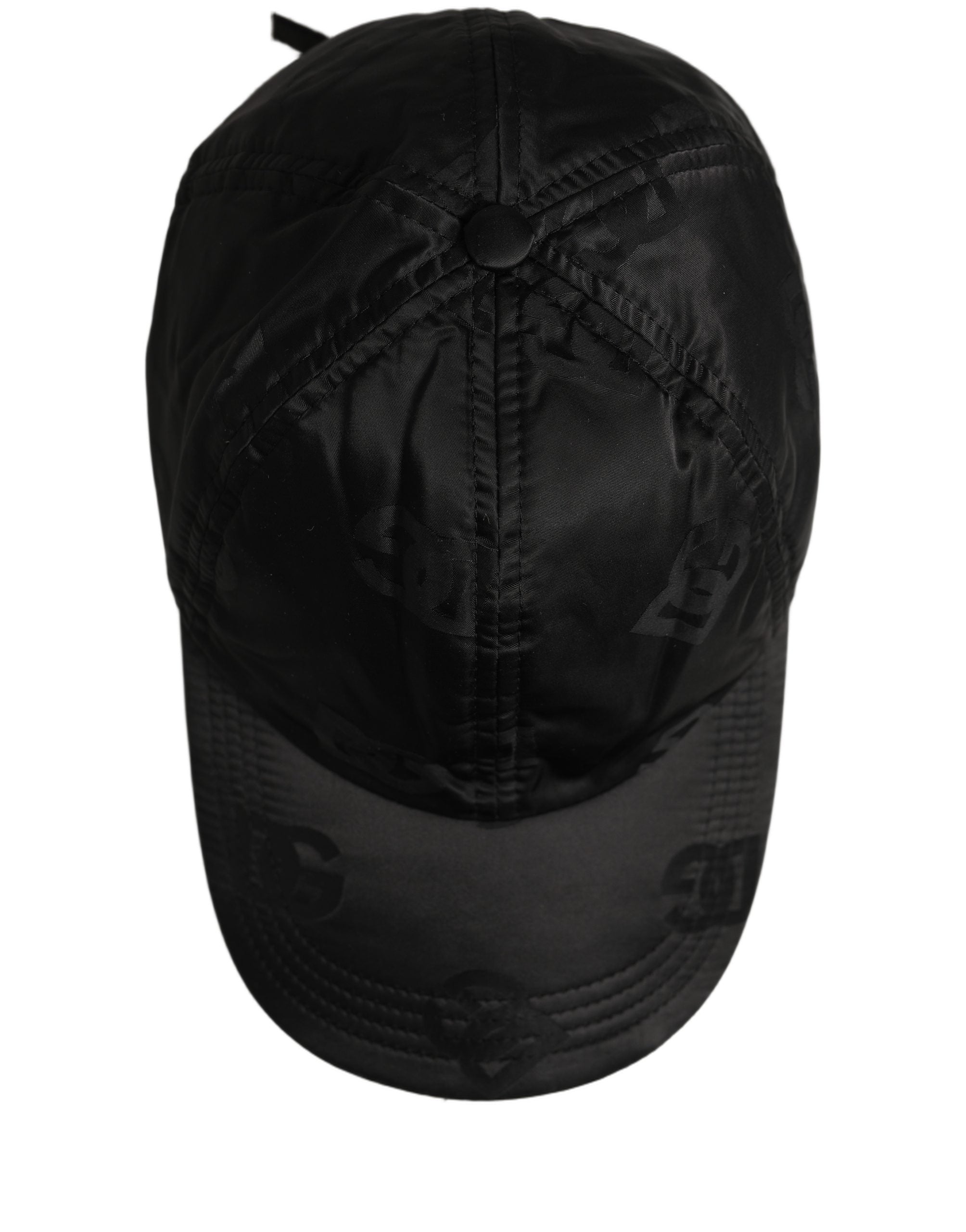 Dolce & Gabbana Herren Baseballkappe "DG Monogram" in Schwarz