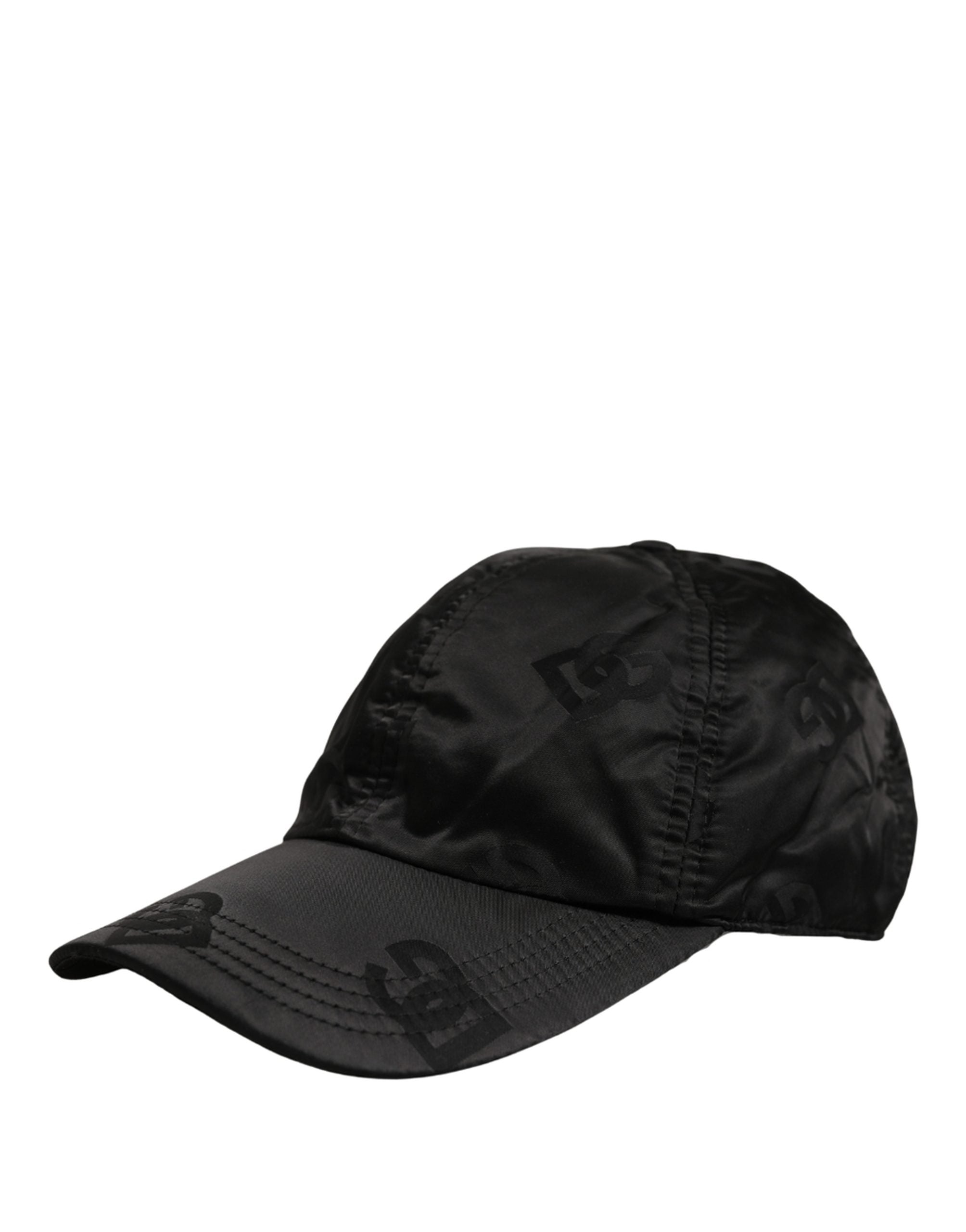 Dolce & Gabbana Herren Baseballkappe "DG Monogram" in Schwarz