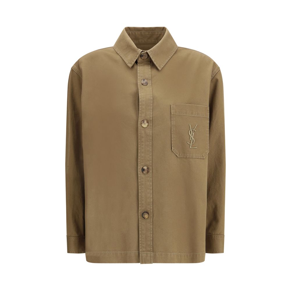 Saint Laurent Gelbe Baumwoll-Jeansjacke