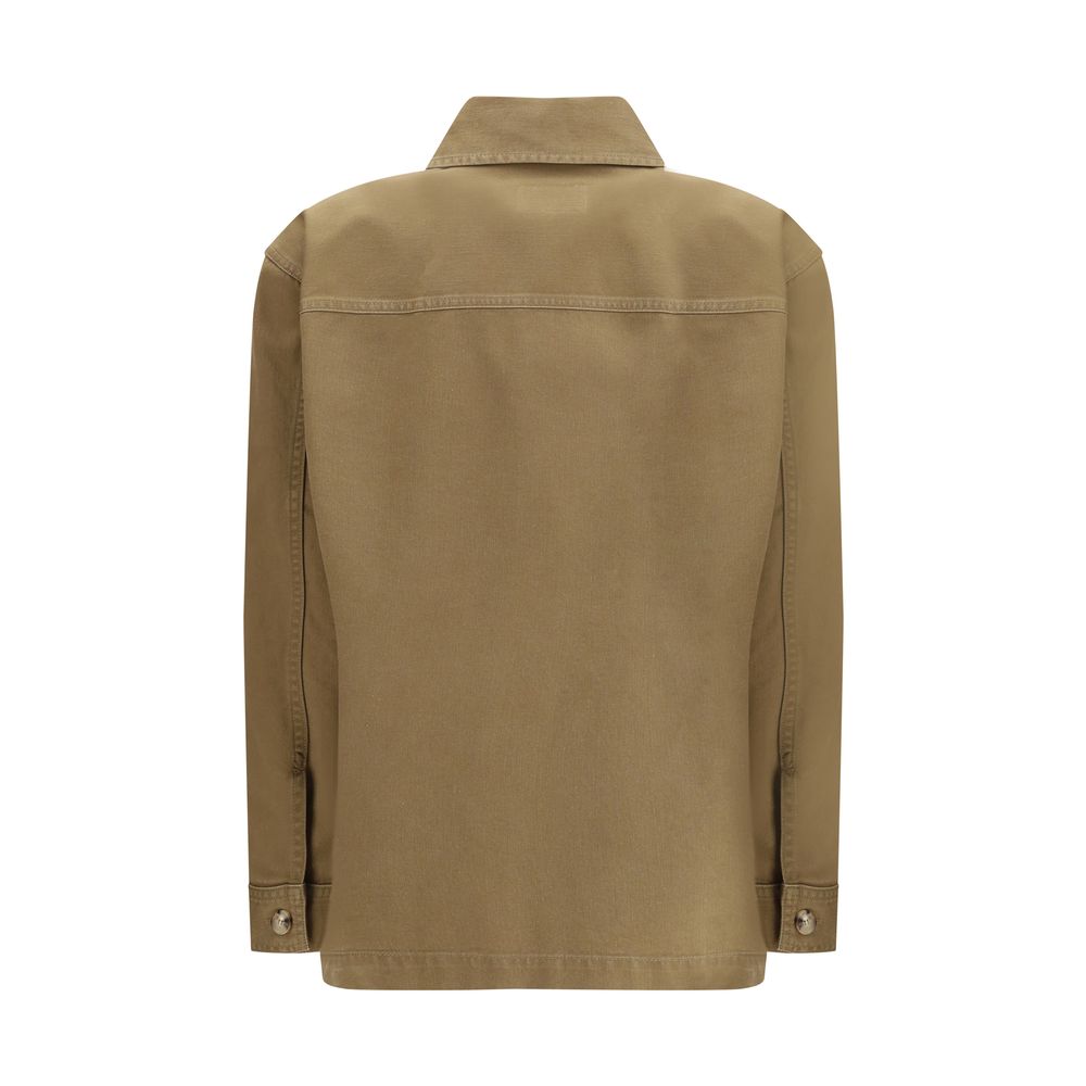 Saint Laurent Gelbe Baumwoll-Jeansjacke