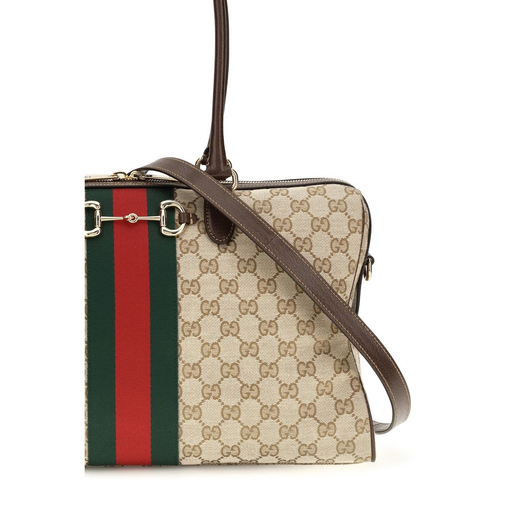 Gucci Beige Stoff-Handtasche
