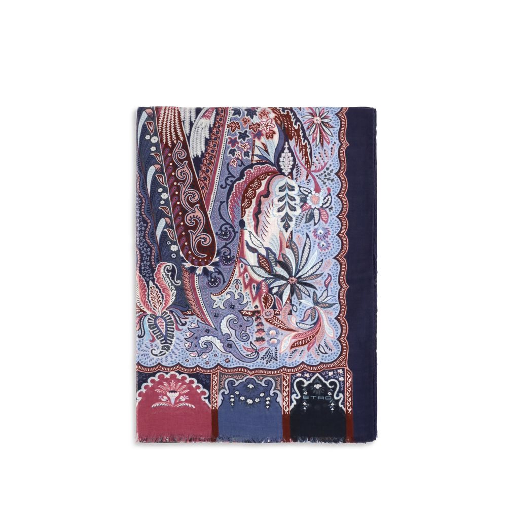Etro Mehrfarbiger Modal-Schal