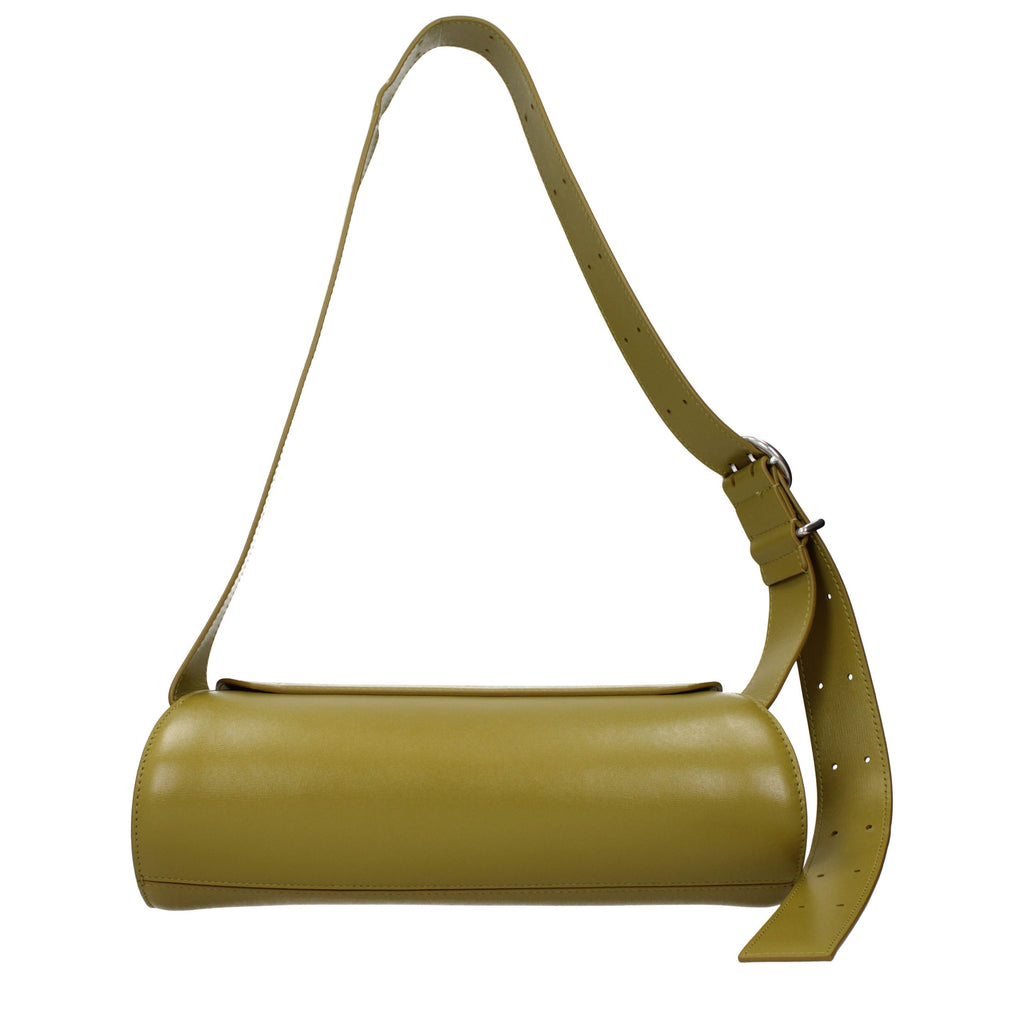 Jil Sander Grüne Leder Crossbody Tasche