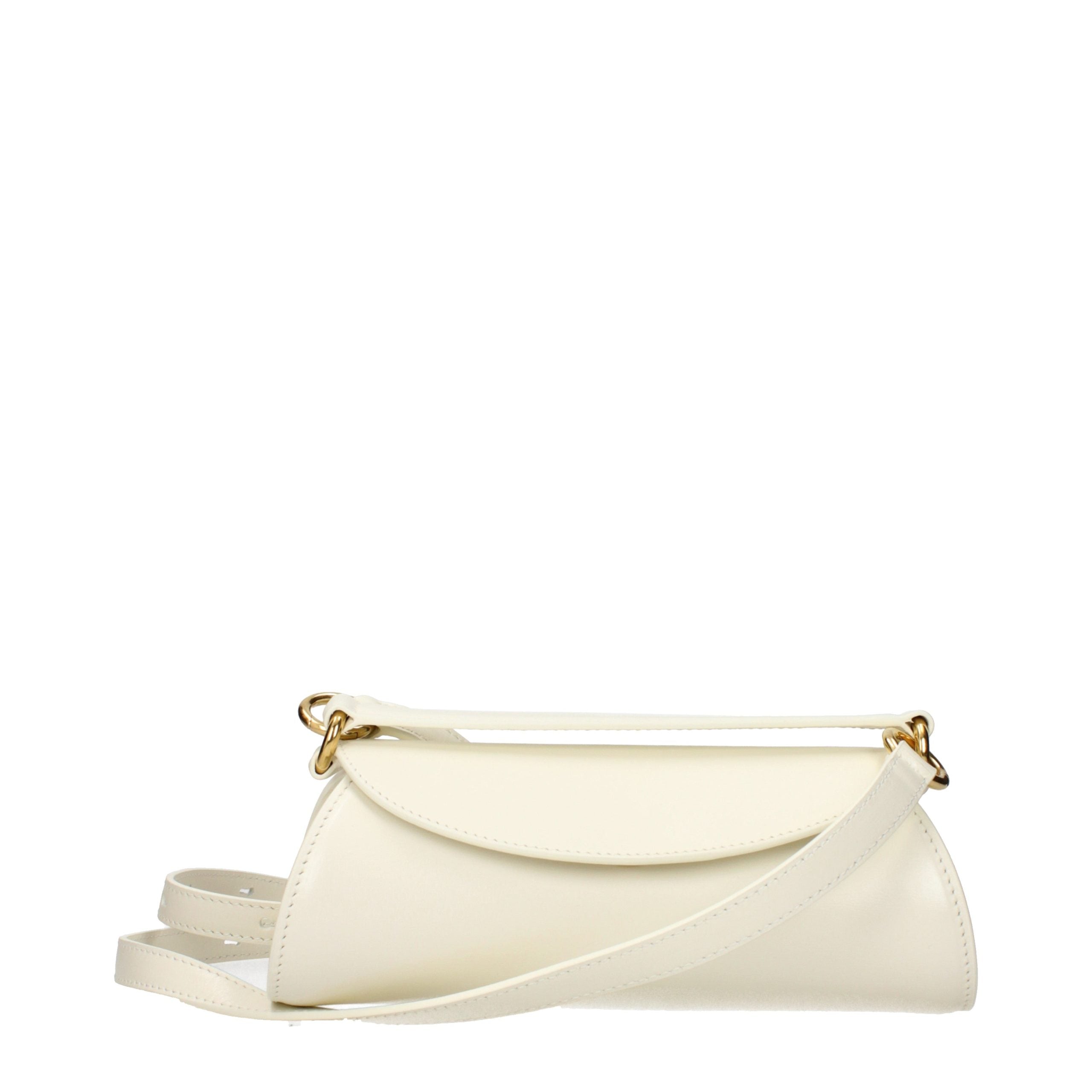 Jil Sander Beige Leder Handtasche