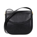 Jil Sander Schwarze Leder Umhängetasche
