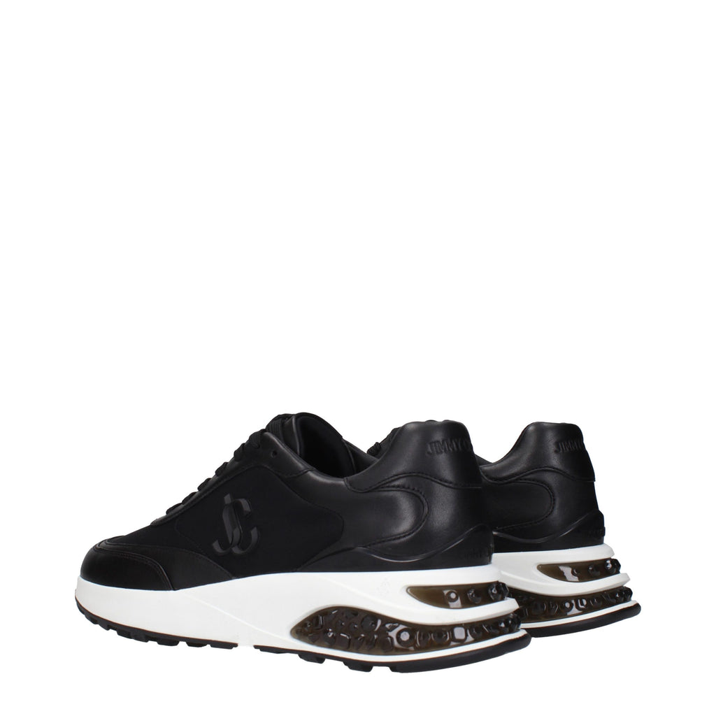 Jimmy Choo Schwarze Stoff-Sneaker