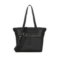 MIRIADE Schwarze Schultertasche aus Polyethylen