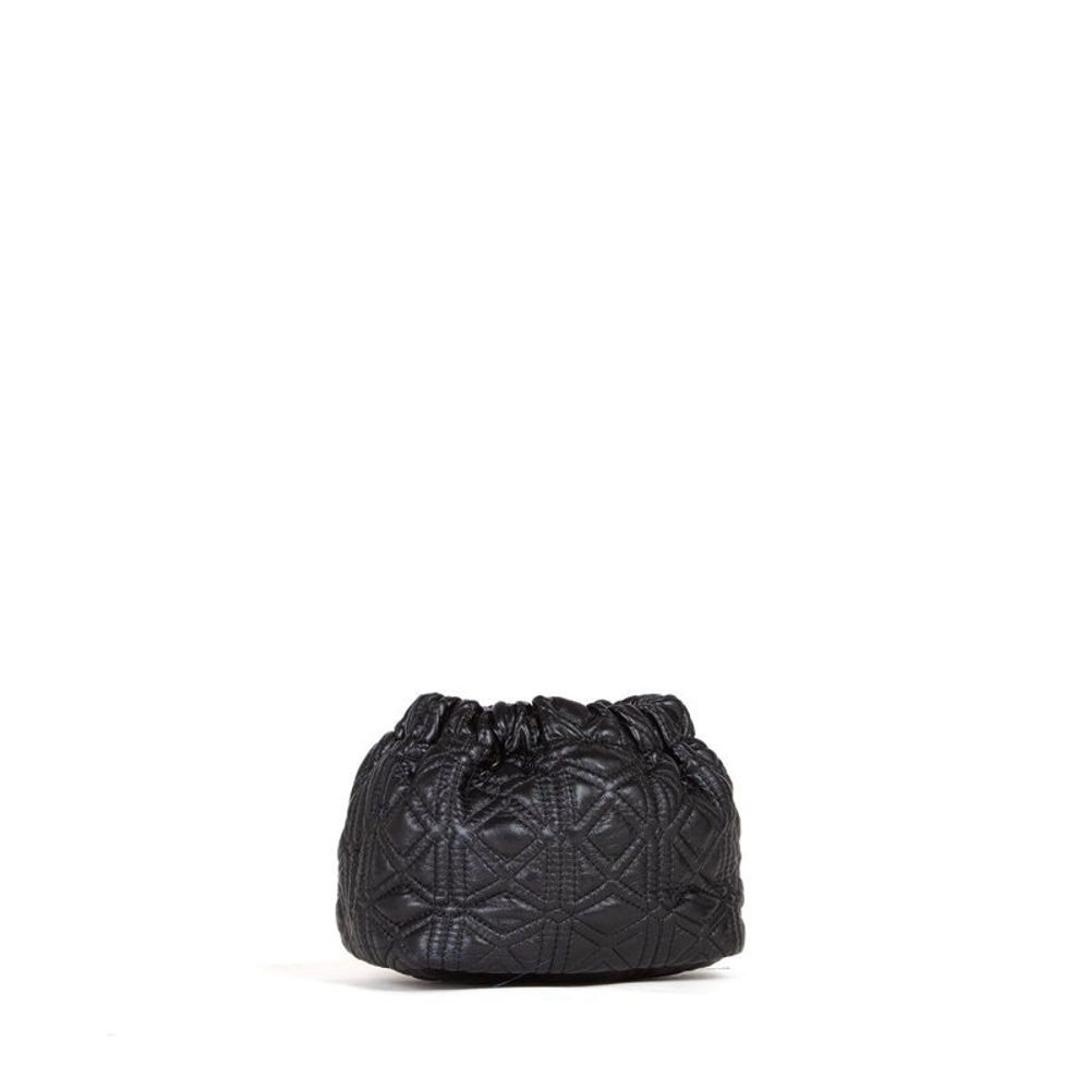 MIRIADE Schwarze Schultertasche aus Polyethylen