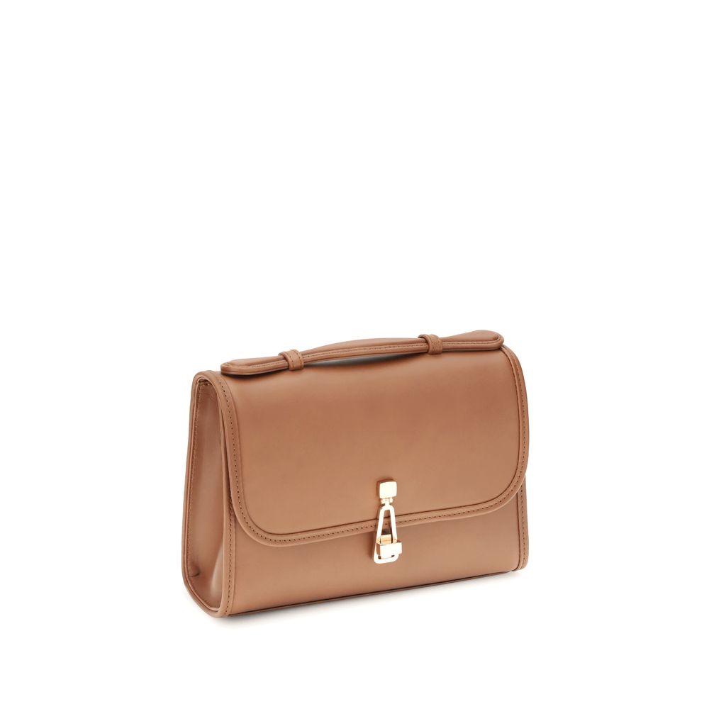 Gabriela Hearst Braune Leder Schultertasche