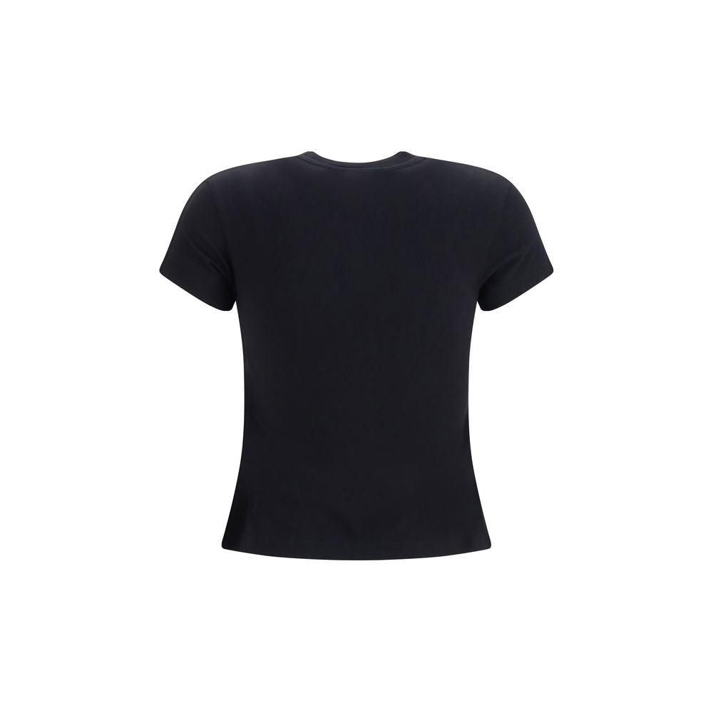 Off-White Schwarzes Baumwoll-T-Shirt