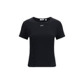 Off-White Schwarzes Baumwoll-T-Shirt