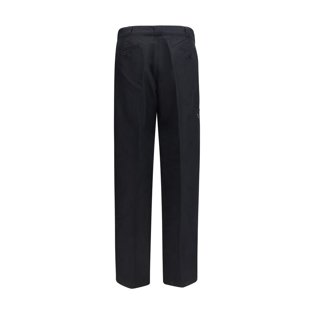 Prada Schwarze Baumwoll-Freizeithose