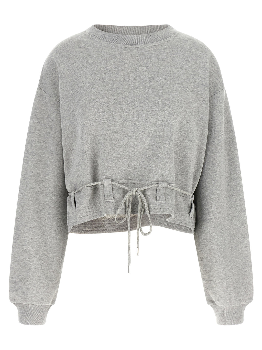 Dries Van Noten Grauer Baumwollpullover