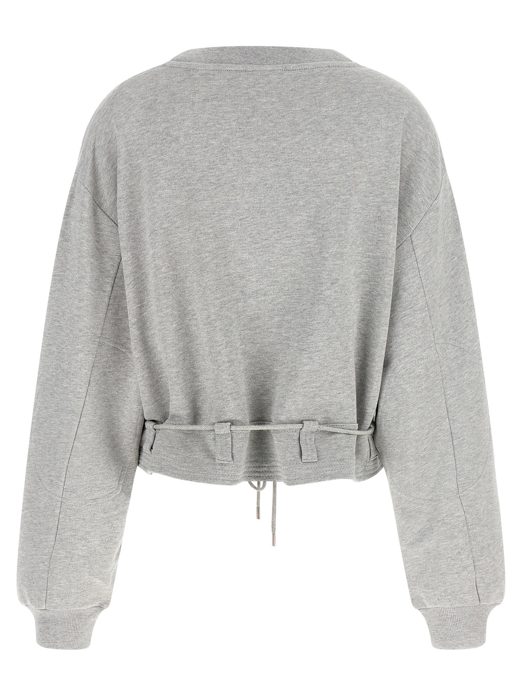 Dries Van Noten Grauer Baumwollpullover