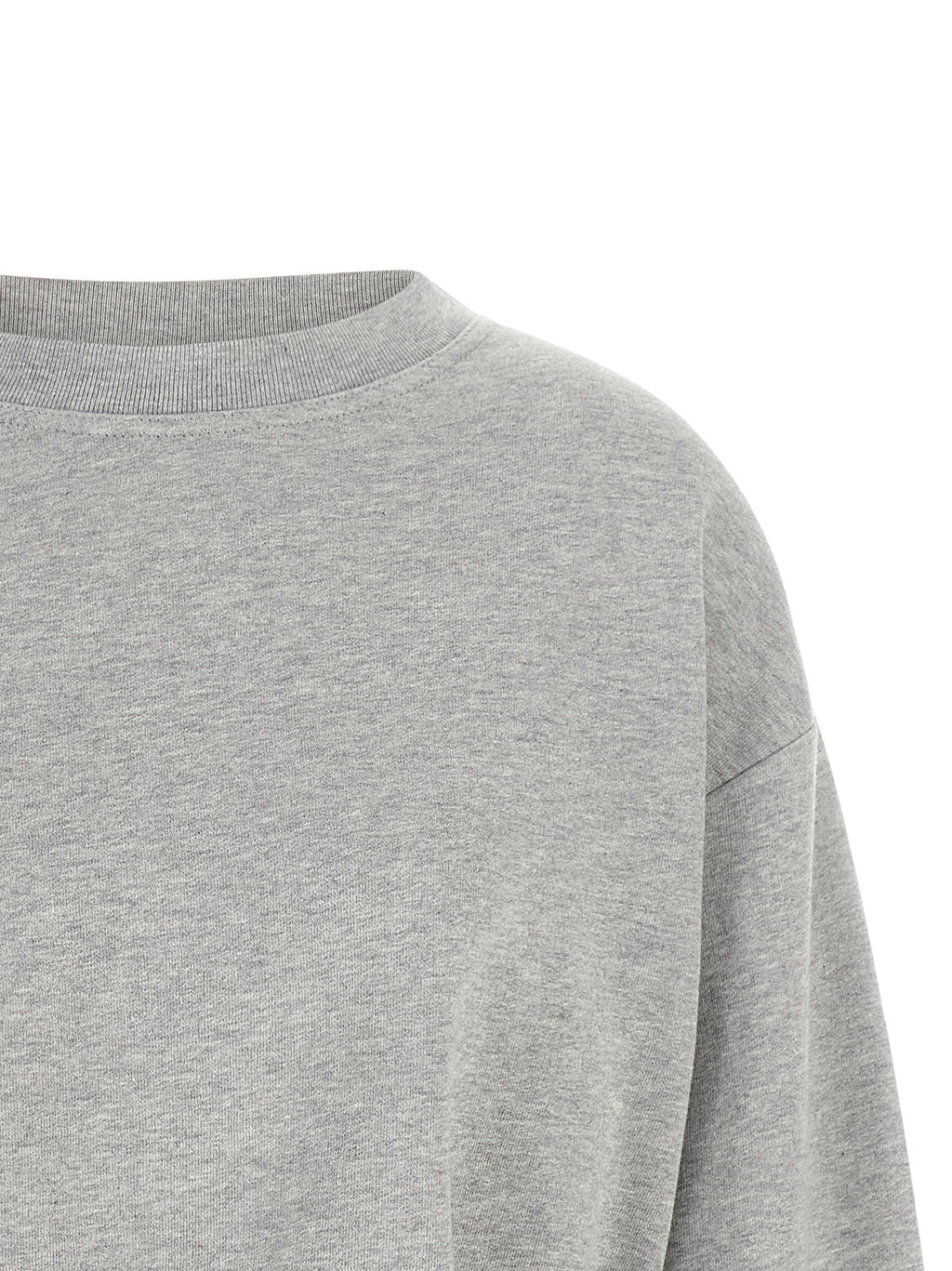 Dries Van Noten Grauer Baumwollpullover