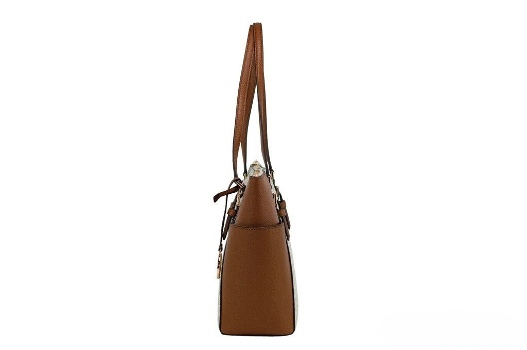 Michael Kors Michael Kors Damen Leder Schultertasche Shopper Handtasche + Doppelreißverschluss Geldbörse