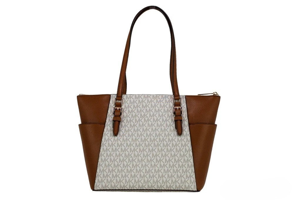 Michael Kors Michael Kors Damen Leder Schultertasche Shopper Handtasche + Doppelreißverschluss Geldbörse