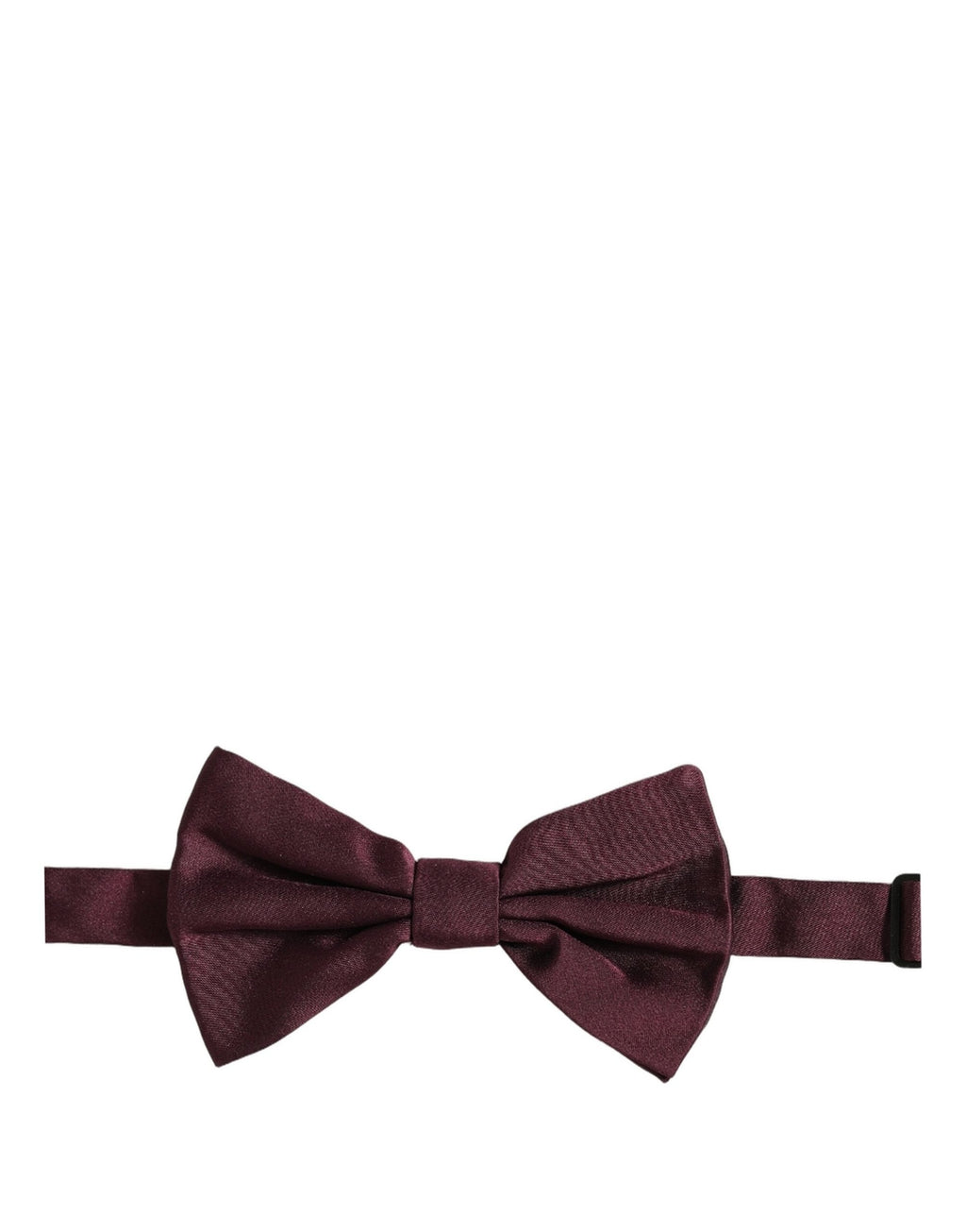 Dolce & Gabbana Herren Fliege aus 100% Seide in Bordeauxrot, verstellbar