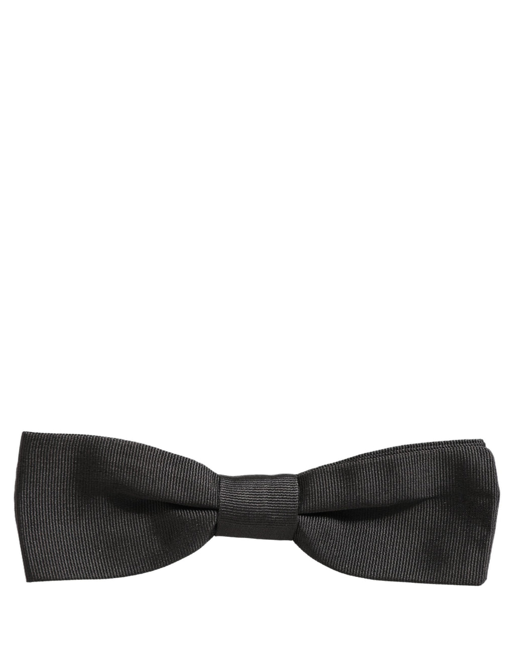 Dolce & Gabbana Herren Schwarze 100% Baumwolle Verstellbare Hals Papillon Fliege