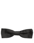 Dolce & Gabbana Herren Schwarze 100% Baumwolle Verstellbare Hals Papillon Fliege