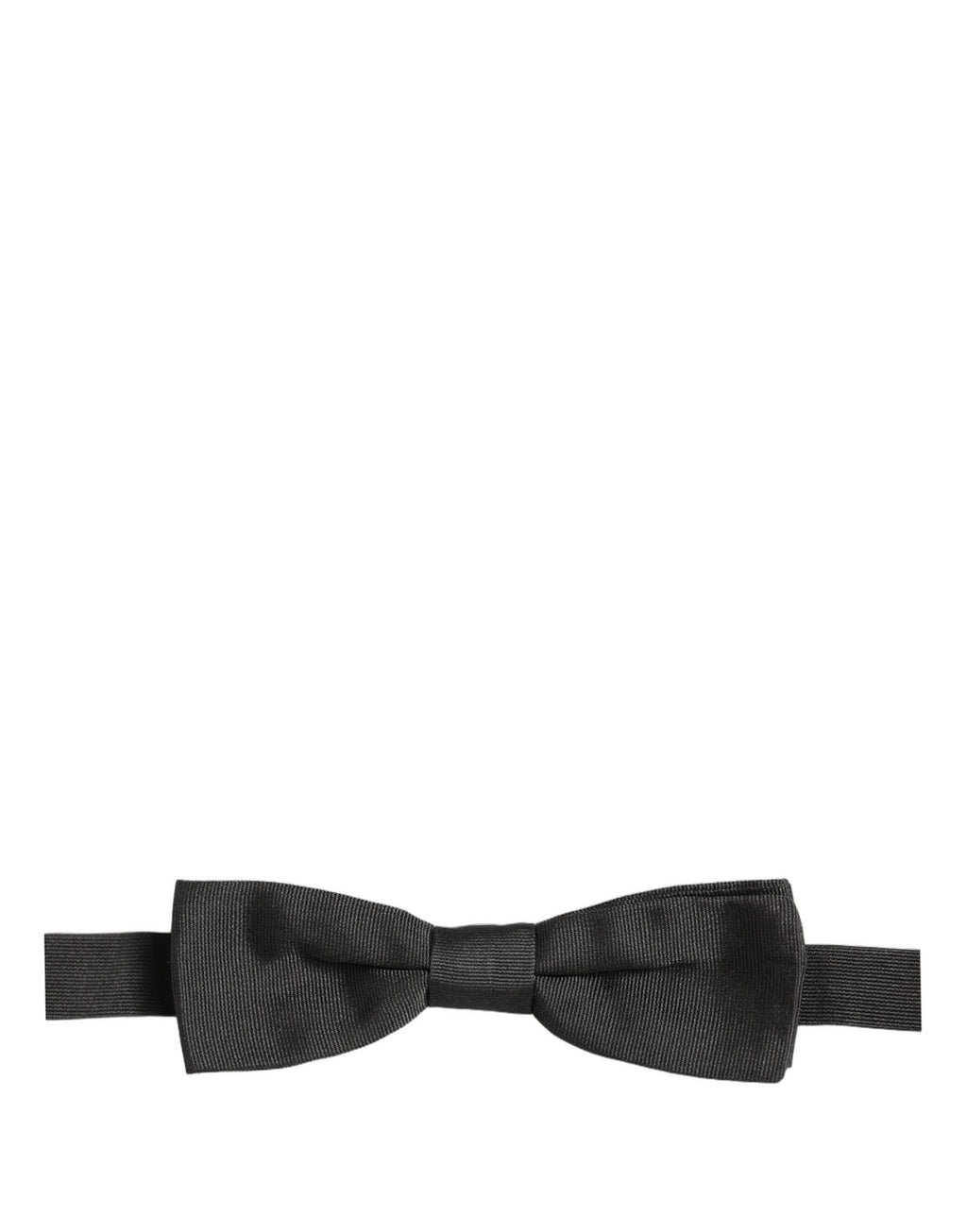 Dolce & Gabbana Herren Schwarze 100% Baumwolle Verstellbare Hals Papillon Fliege