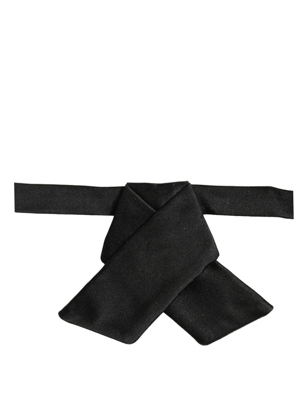 Dolce & Gabbana Herren Schwarze 100% Seide Verstellbare Hals Papillon Fliege