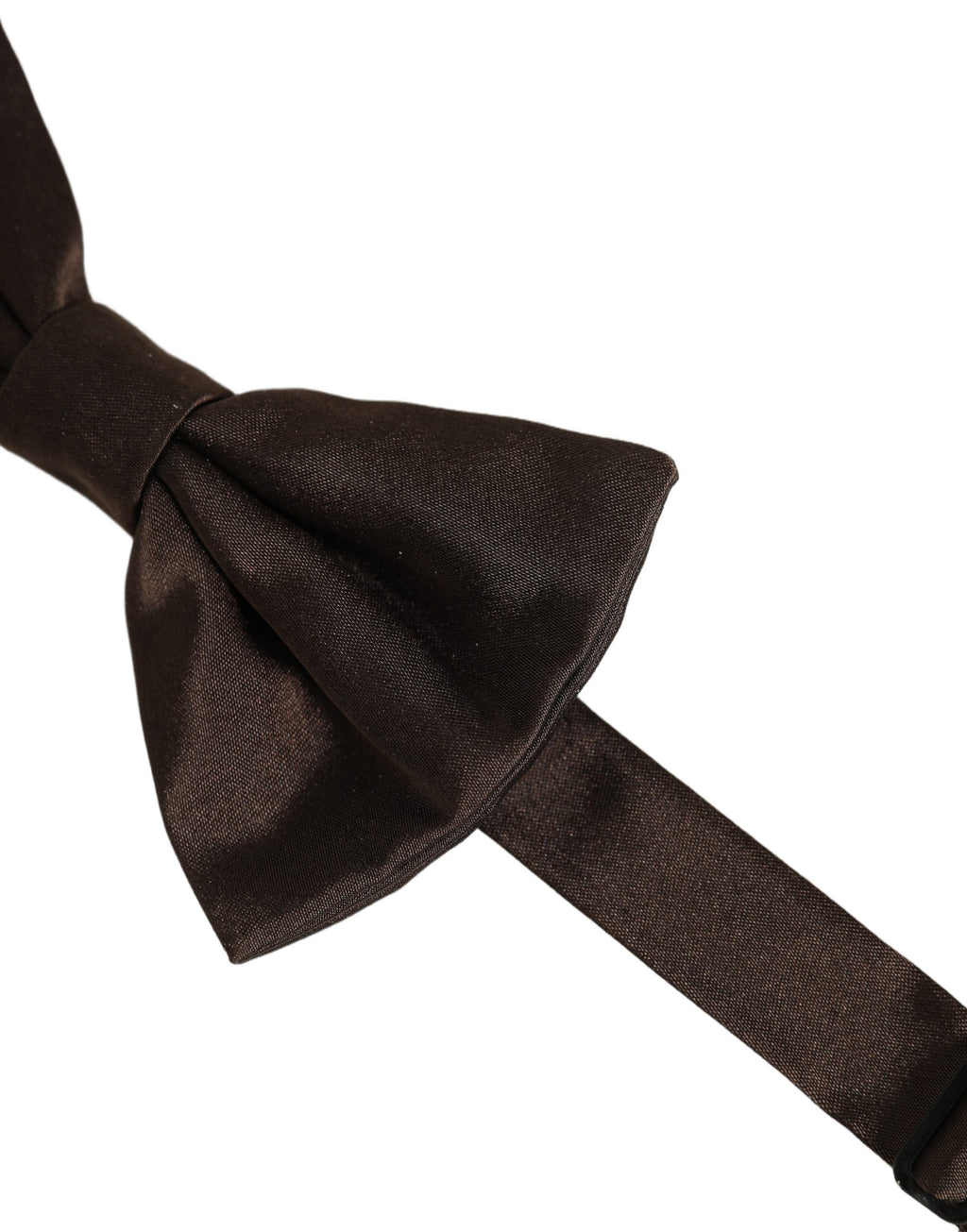 Dolce & Gabbana Herren Fliege aus 100% Seide, verstellbar, Braun