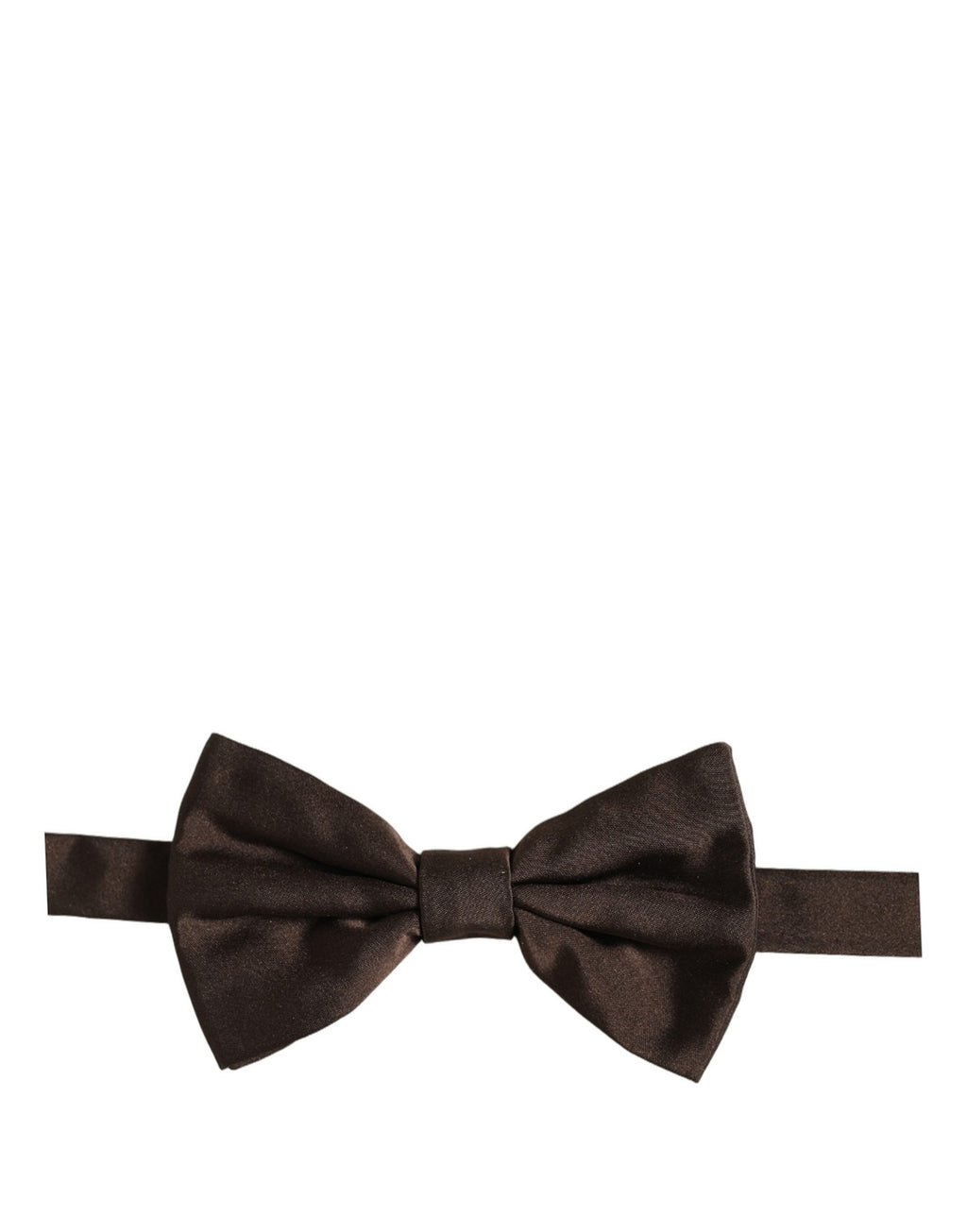 Dolce & Gabbana Herren Fliege aus 100% Seide, verstellbar, Braun