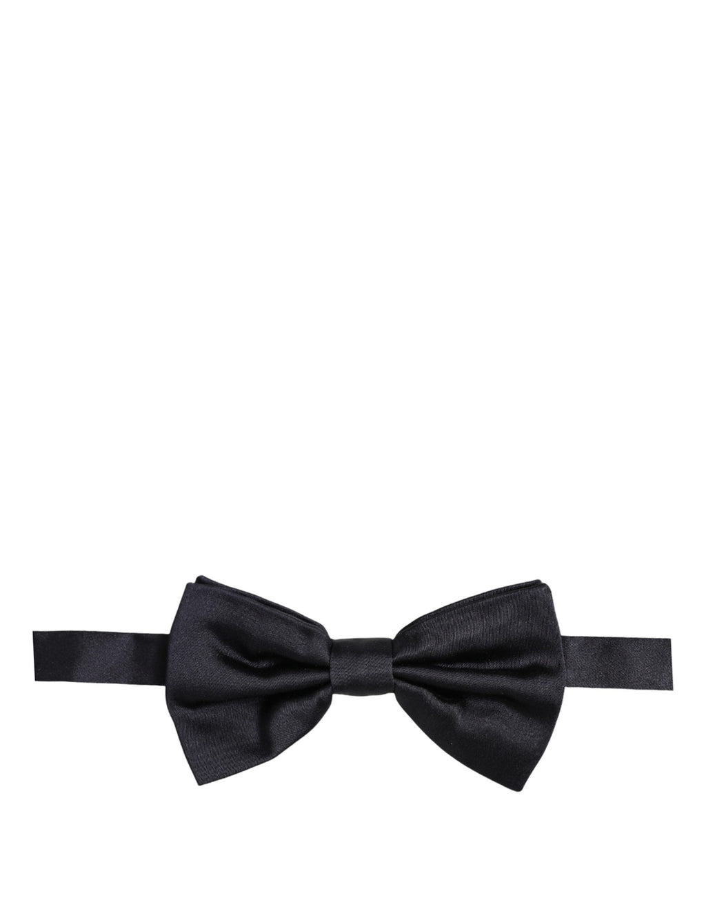 Dolce & Gabbana Herren Schwarze 100% Seide Verstellbare Krawatte Fliege