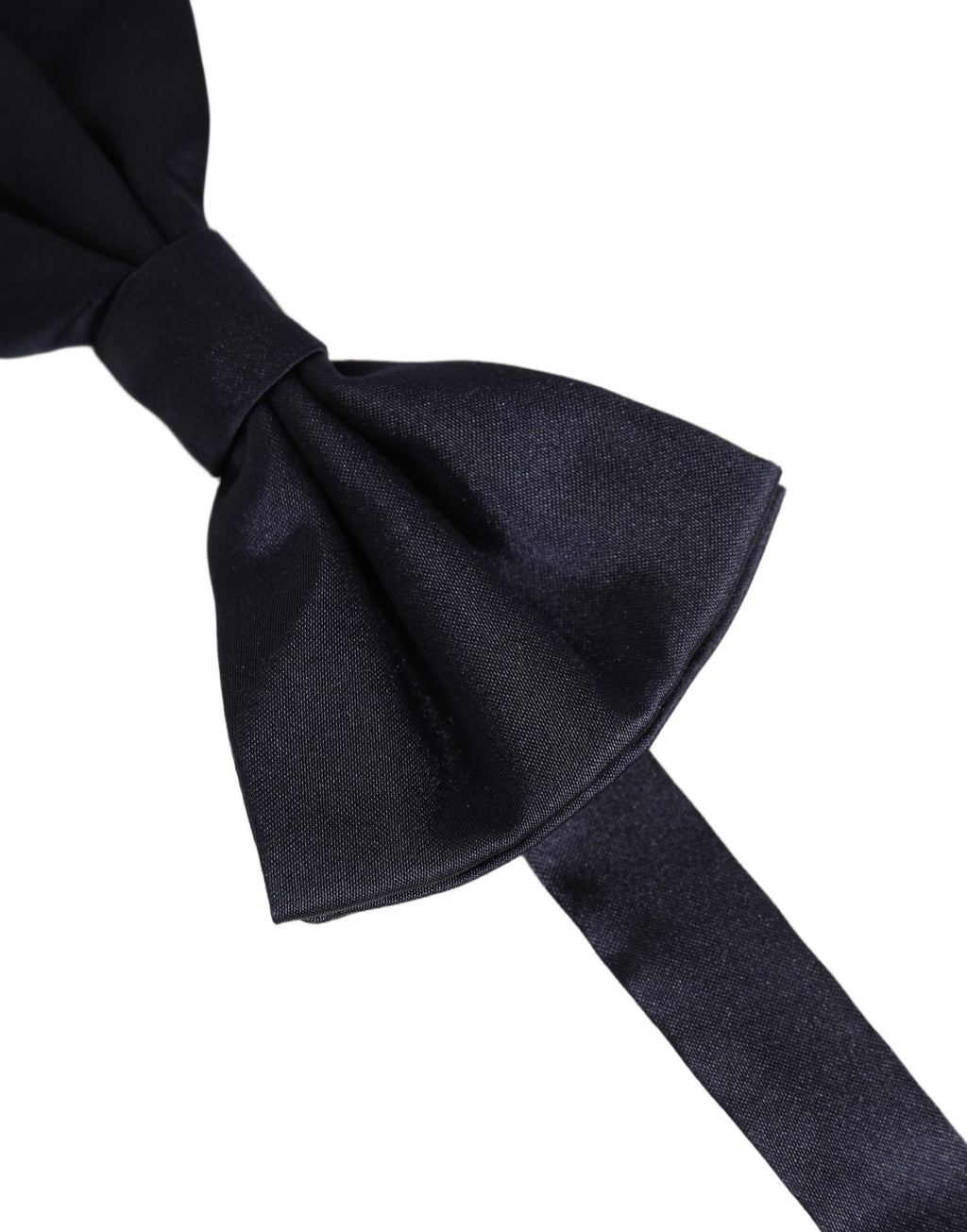 Dolce & Gabbana Herren Fliege aus dunkelblauer Seide, verstellbar