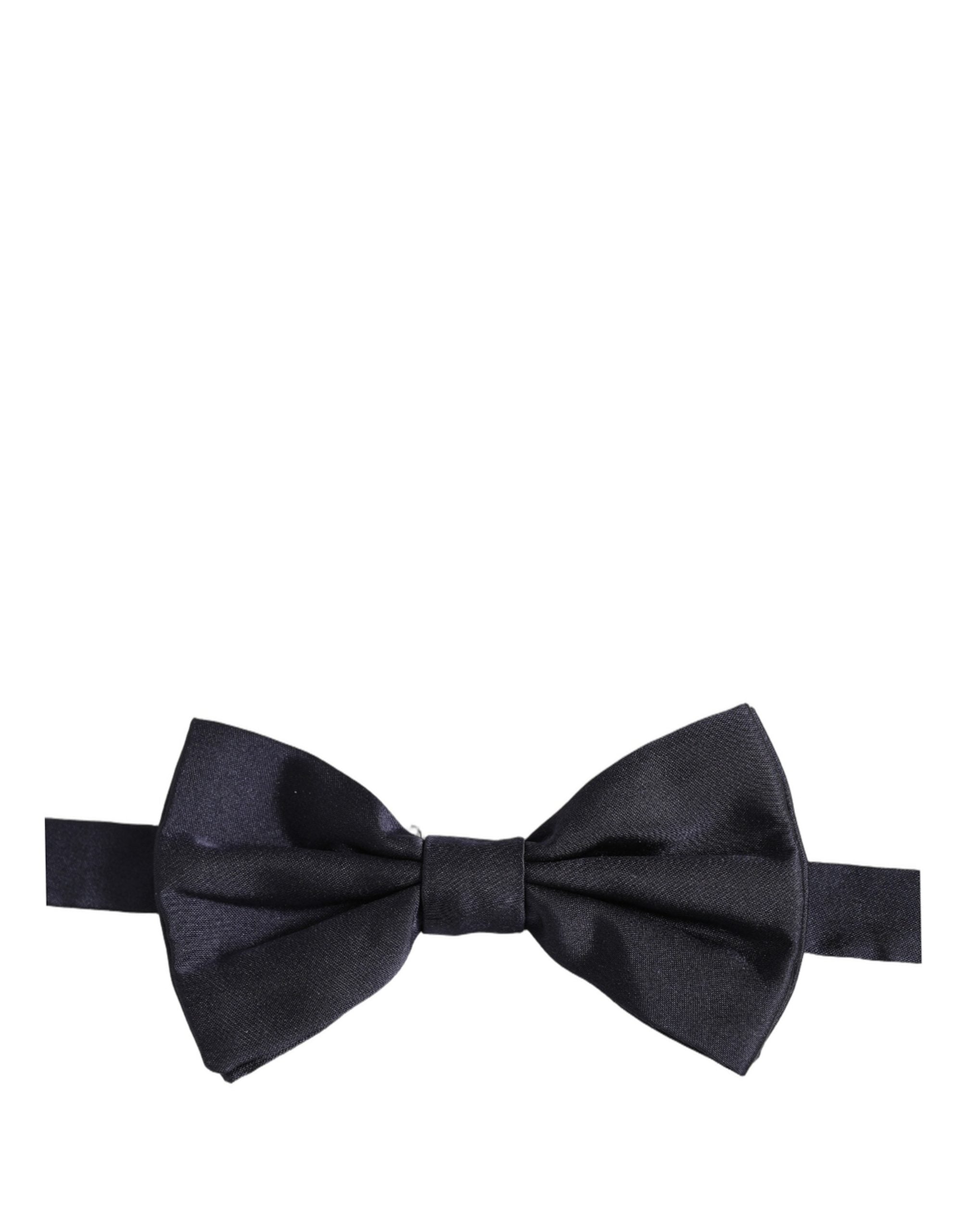 Dolce & Gabbana Herren Fliege aus dunkelblauer Seide, verstellbar