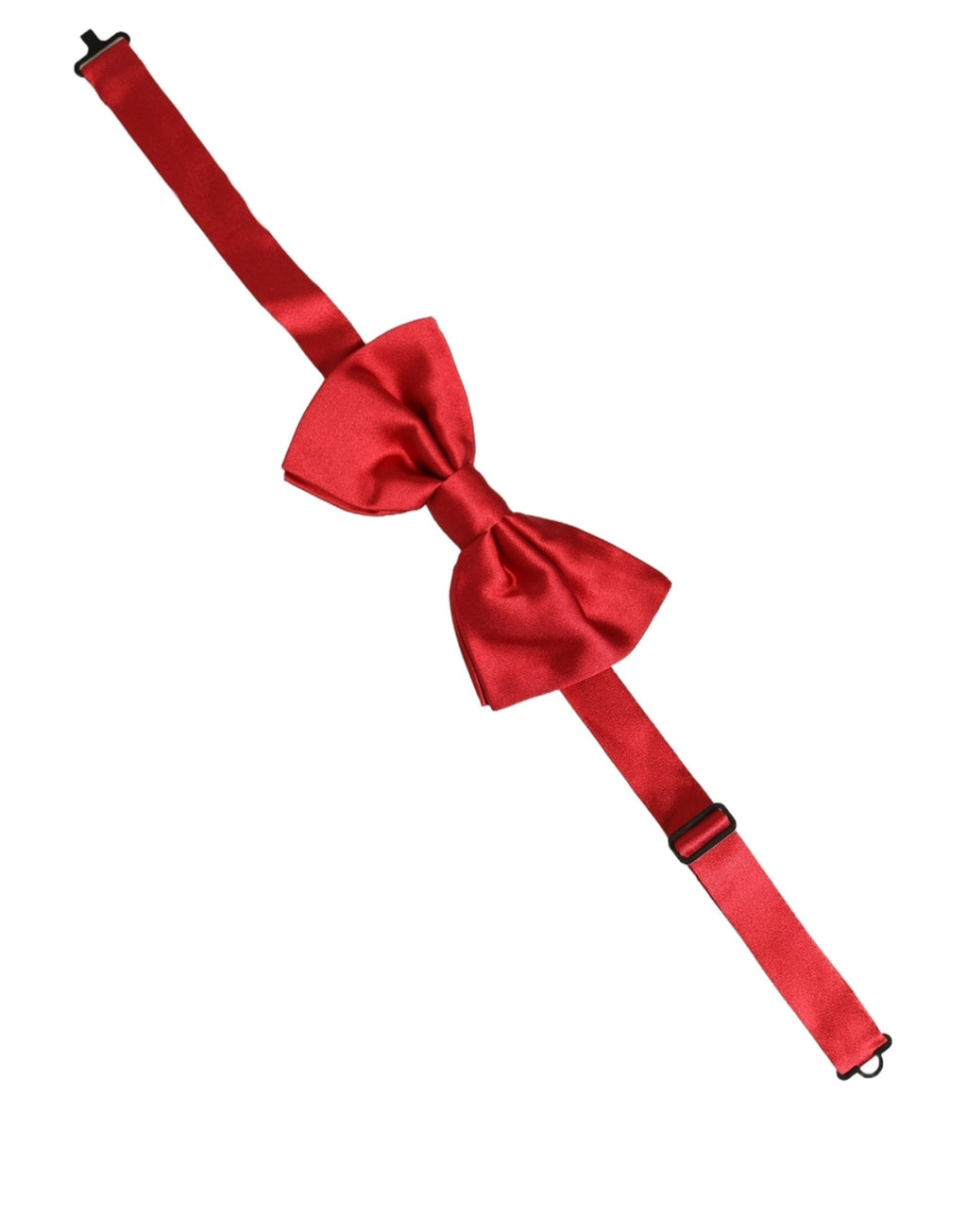 Dolce & Gabbana Herren-Papillon aus 100 % Seide in Rot, verstellbar