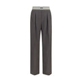 Versace Graue Hose aus Wolle Oves Aries