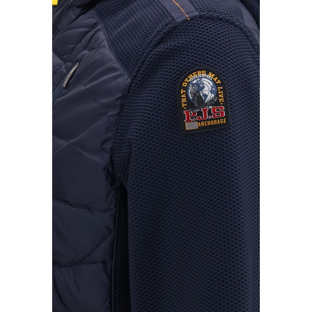 Parajumpers Blauer Daunenparka mit Gänsefüllung