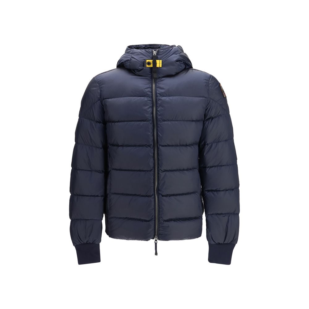 Parajumpers Blaue Daunenjacke in voller Länge