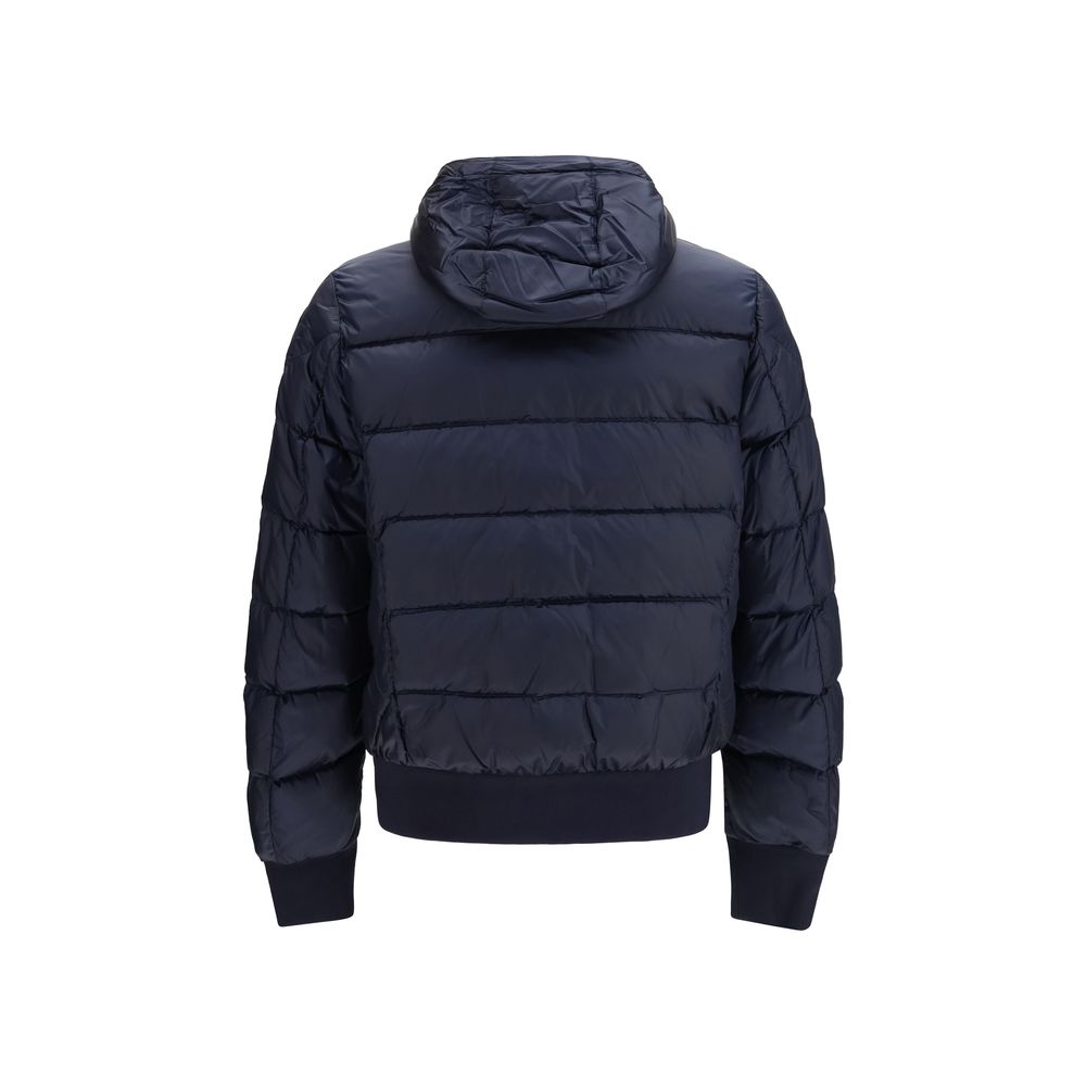 Parajumpers Blaue Daunenjacke in voller Länge