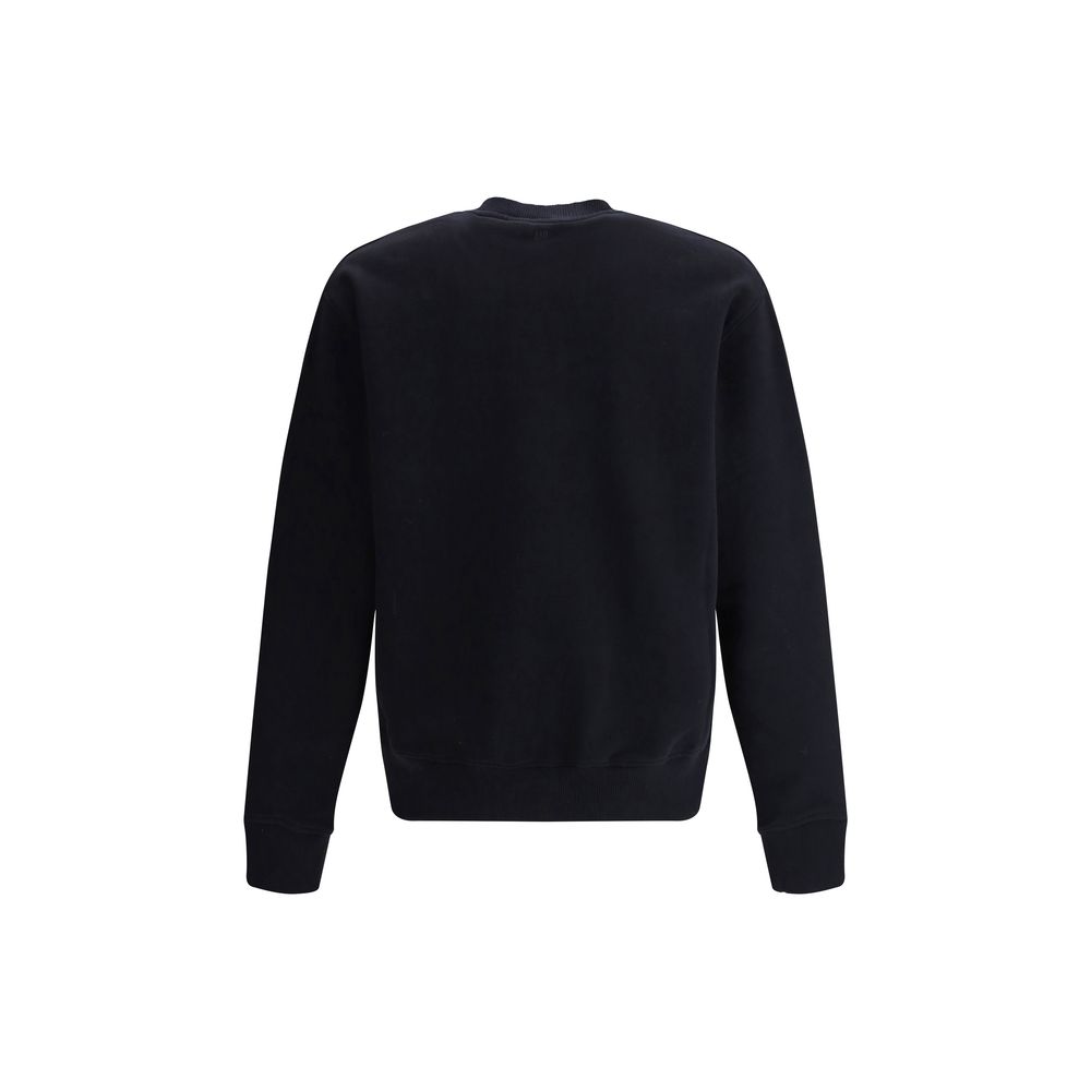 Ami Paris Schwarzer Baumwoll-Sweatshirt