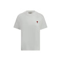 Ami Paris Weißes Baumwoll-T-Shirt
