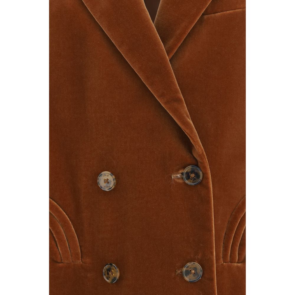 Blazé Milano Brauner Baumwollblazer