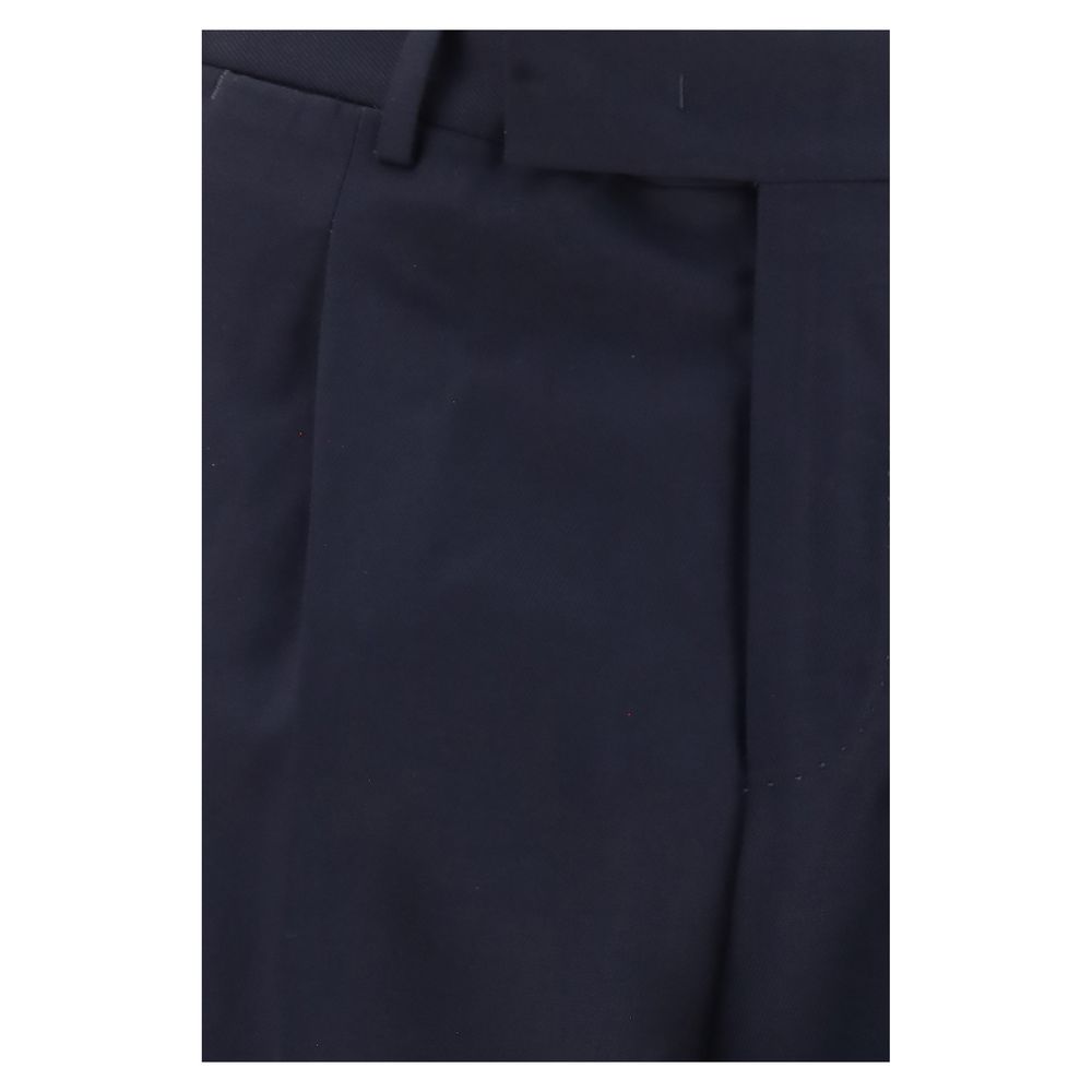 PT Torino Blaue Hose aus Wolle Oves Aries