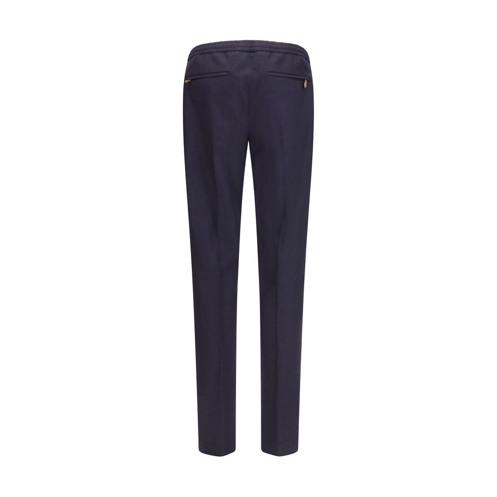PT Torino Blaue Hose aus Wolle Oves Aries