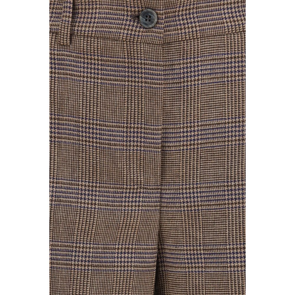 P.A.R.O.S.H. Braune Hose aus Ovis Aries Wolle Aries