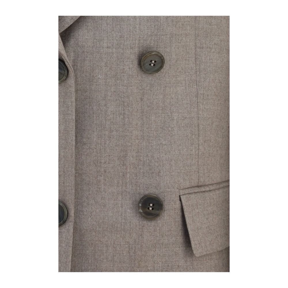 P.A.R.O.S.H. Beige Woll-Blazer Oves Aries