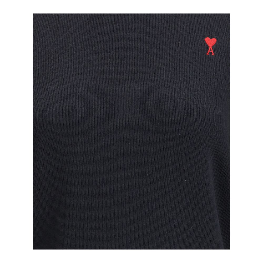 Ami Paris Pullover aus Wolle Oves Aries in Schwarz