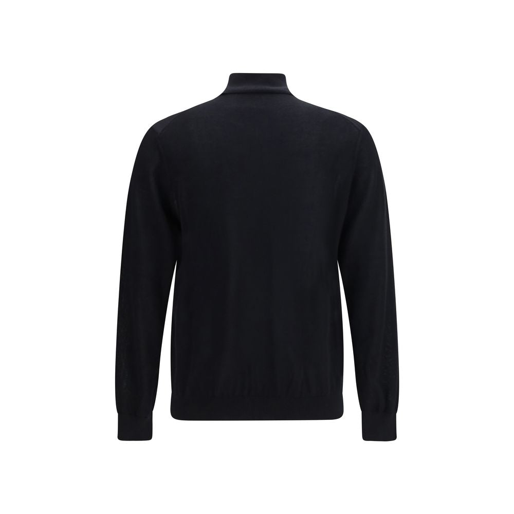 Giorgio Armani Schwarzer Kaschmirpullover