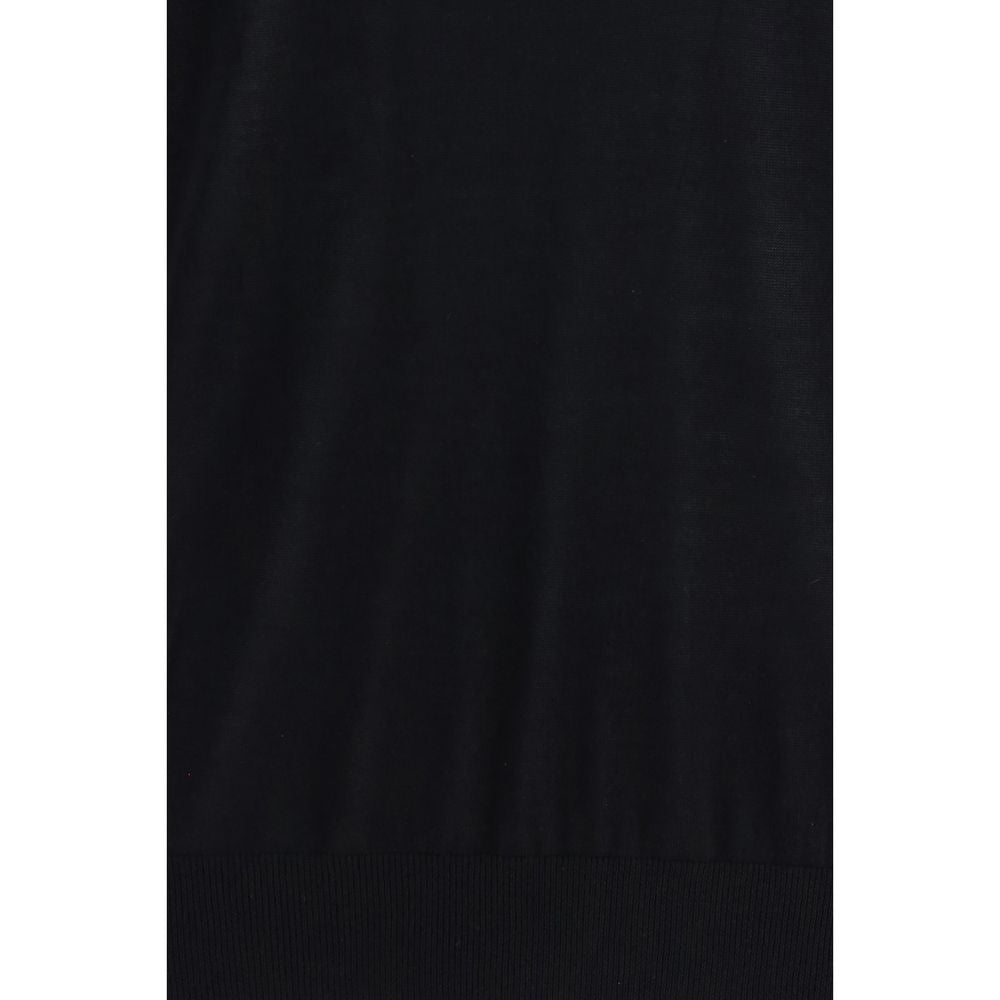 Giorgio Armani Schwarzer Kaschmirpullover