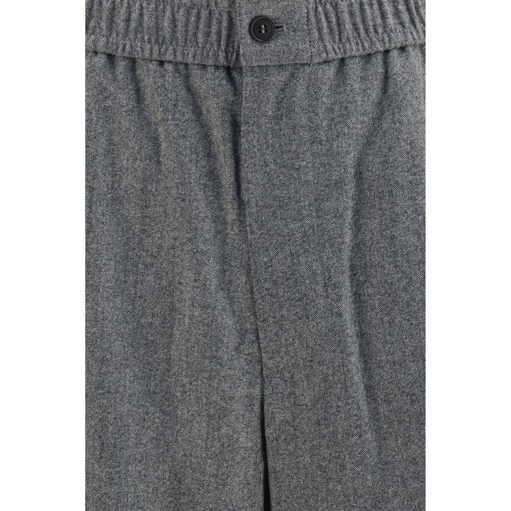 Giorgio Armani Graue Hose aus Ovis Aries Wolle